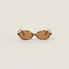 Camel Beige Lenses Miu Regard Sunglasses | Miu Miu