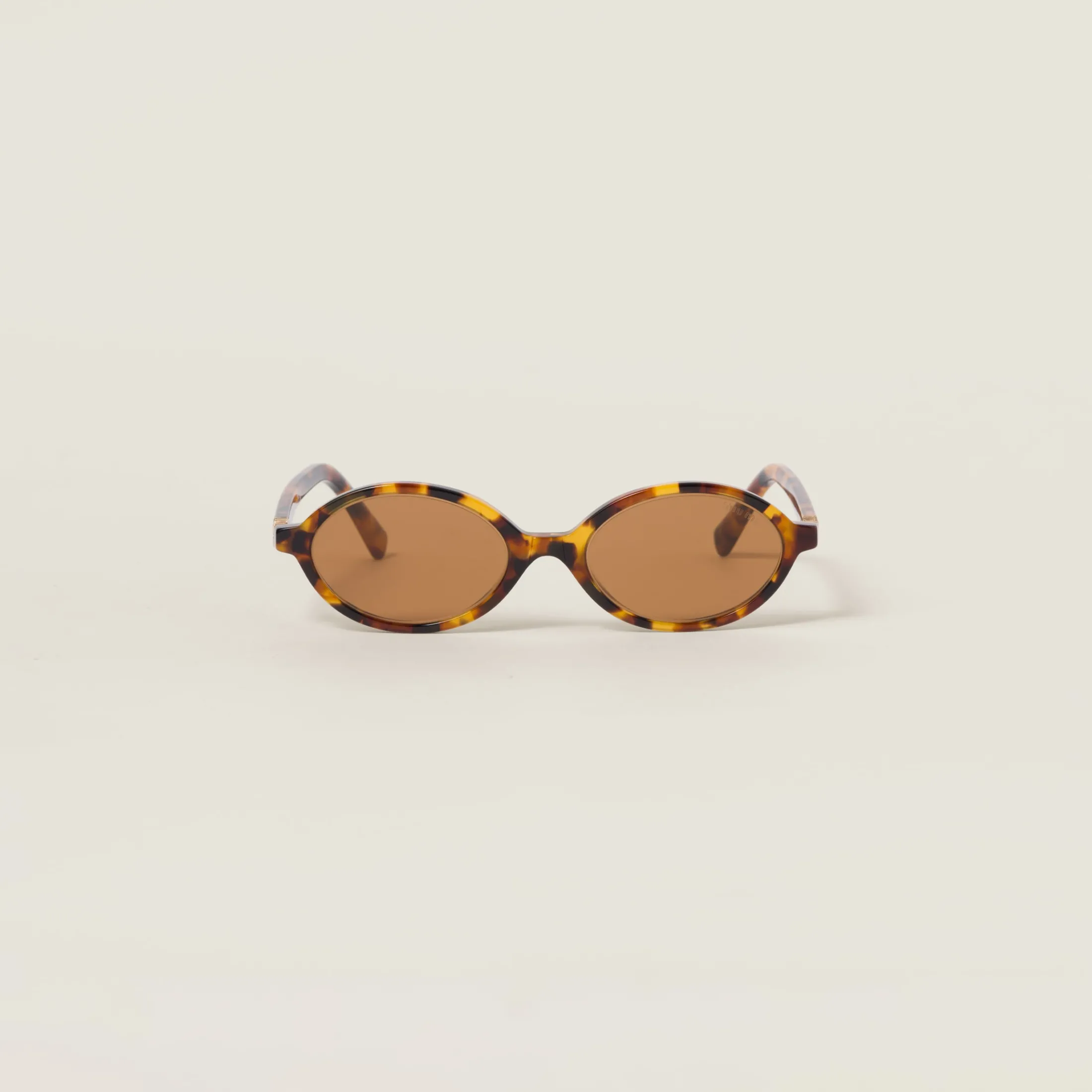 Camel Beige Lenses Miu Regard Sunglasses | Miu Miu