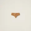 Camel Brown Corduroy Shorts | Miu Miu