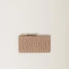Cameo Matelassé Nappa Leather Envelope Wallet | Miu Miu