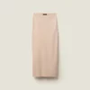 Cameo Stretch Jersey Skirt | Miu Miu