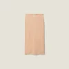 Cameo Stretch Jersey Skirt | Miu Miu