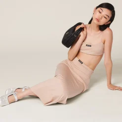 Cameo Stretch Jersey Skirt | Miu Miu
