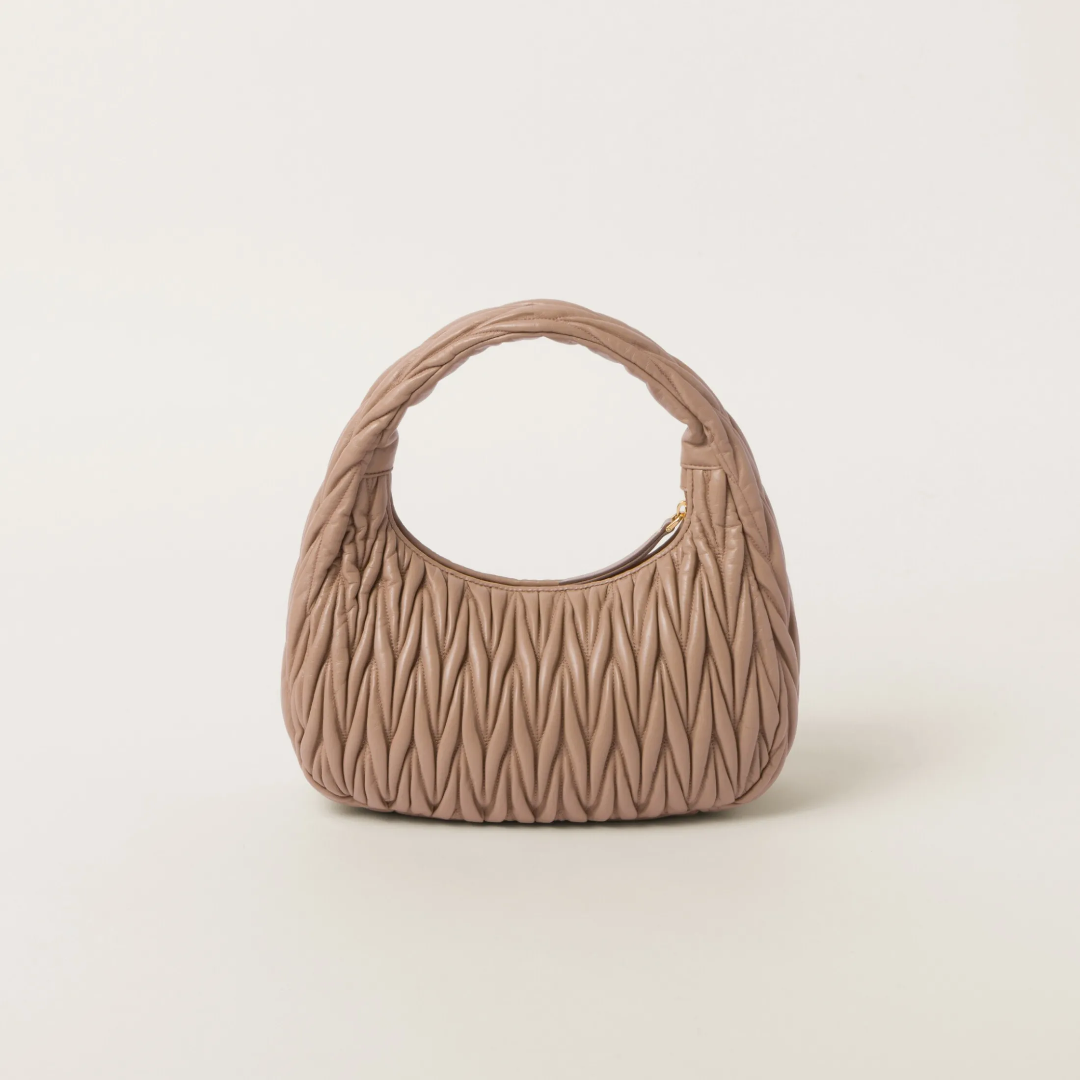 Cameo Wander Matelassé Nappa Leather Hobo Bag | Miu Miu