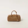 Caramel Arcadie Matelassé Nappa Leather Bag | Miu Miu
