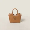 Caramel Ivy Leather Bag | Miu Miu