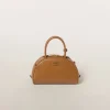 Caramel Leather Top-handle Bag | Miu Miu