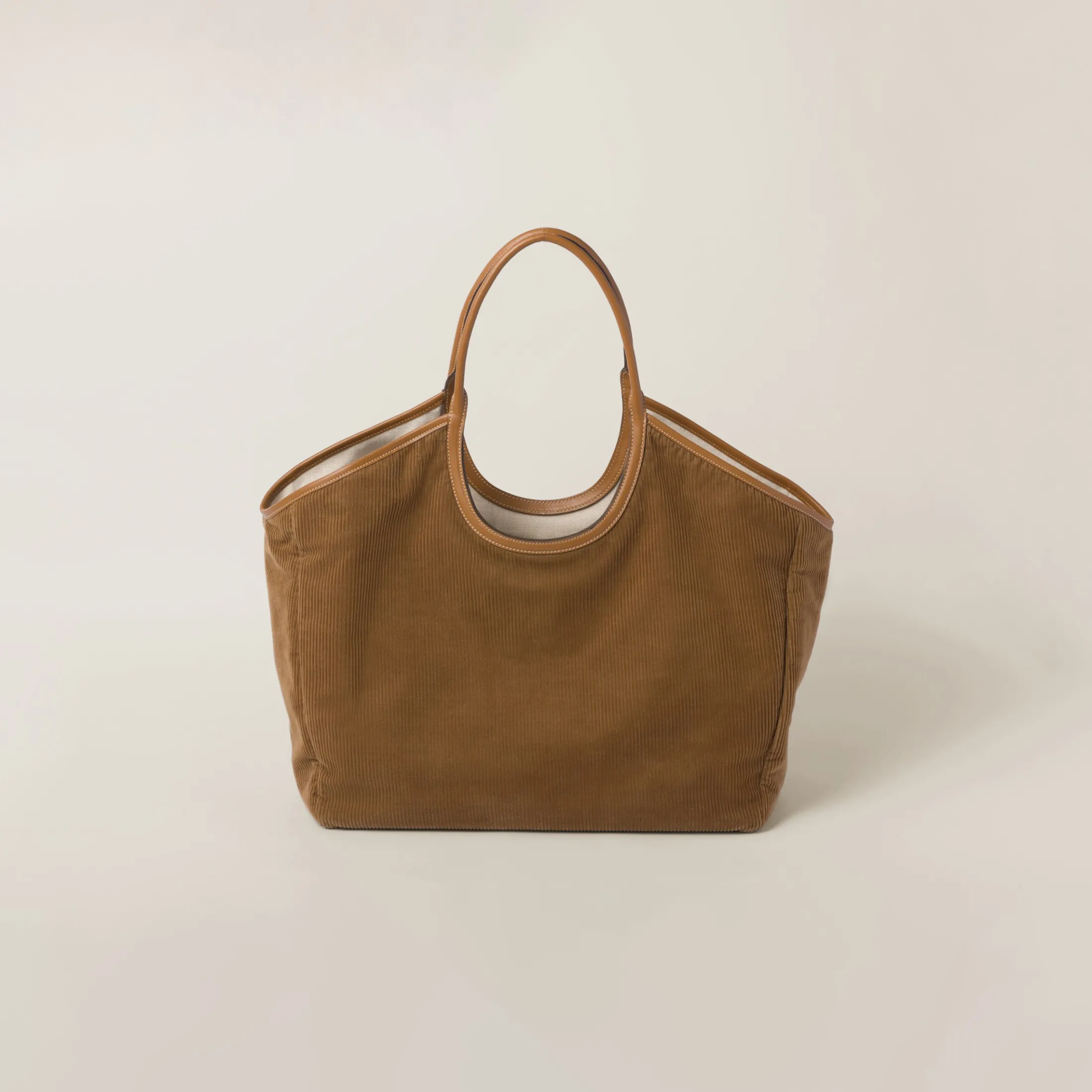 Cinnamon Ivy Corduroy Bag | Miu Miu