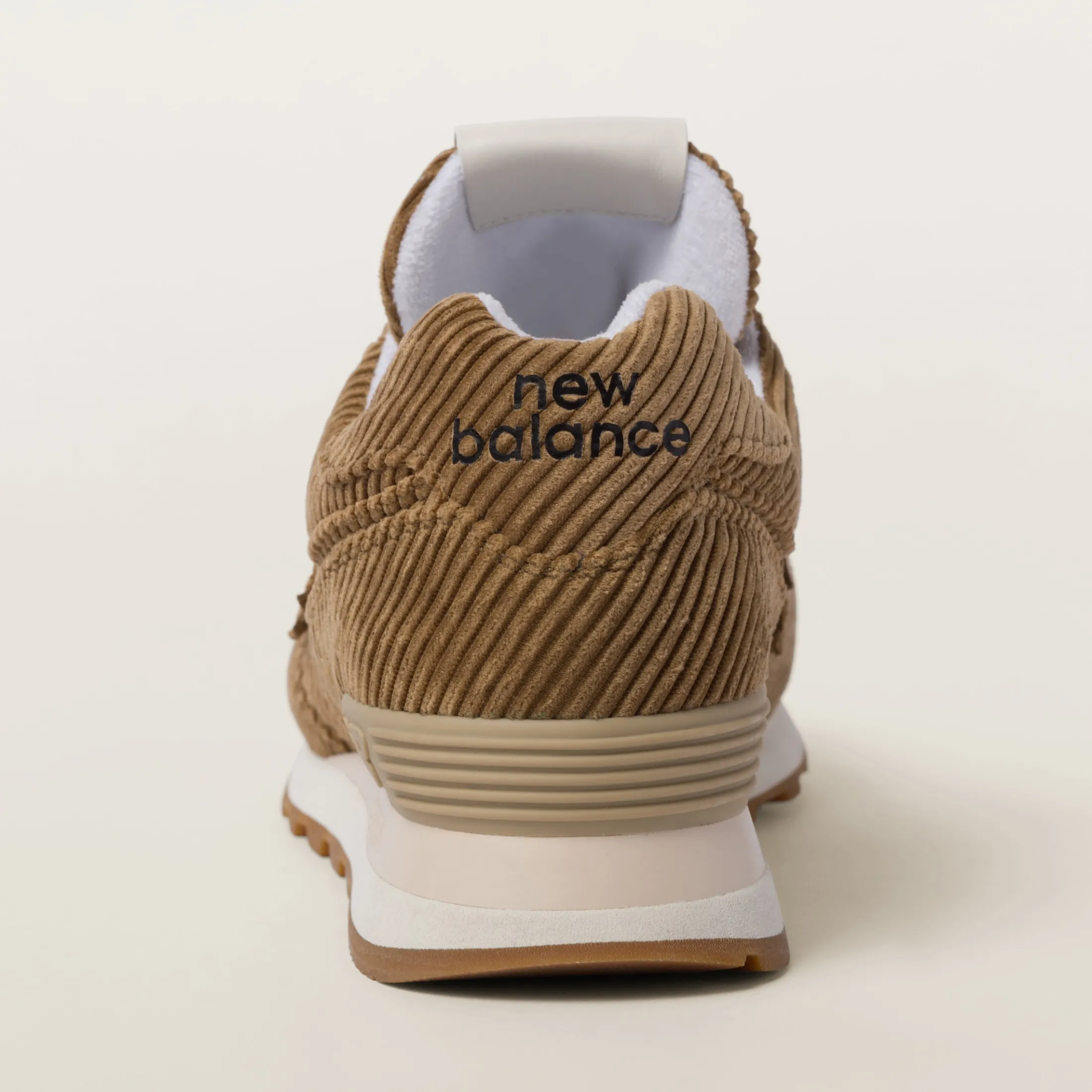 Cinnamon New Balance X Miu Miu 574 Striped Velvet Sneakers | Miu Miu