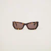Coffee Lenses Miu Glimpse Sunglasses | Miu Miu