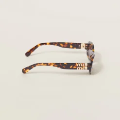 Coffee Lenses Miu Glimpse Sunglasses | Miu Miu