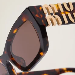 Coffee Lenses Miu Glimpse Sunglasses | Miu Miu