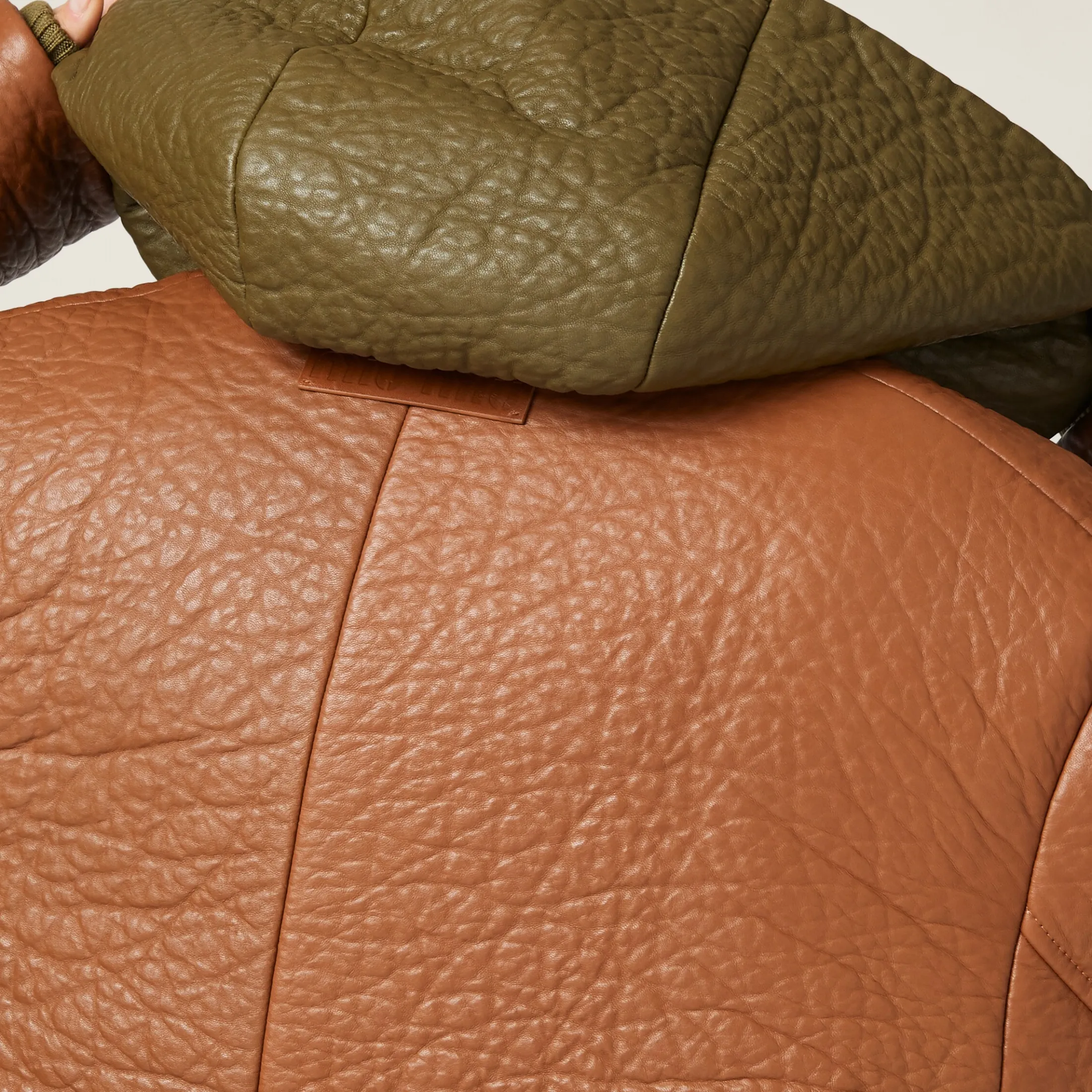 Cognac Nappa Leather Jacket | Miu Miu