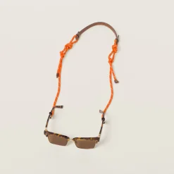 Cognac/orange Miu Miu Glasses Cord | Miu Miu