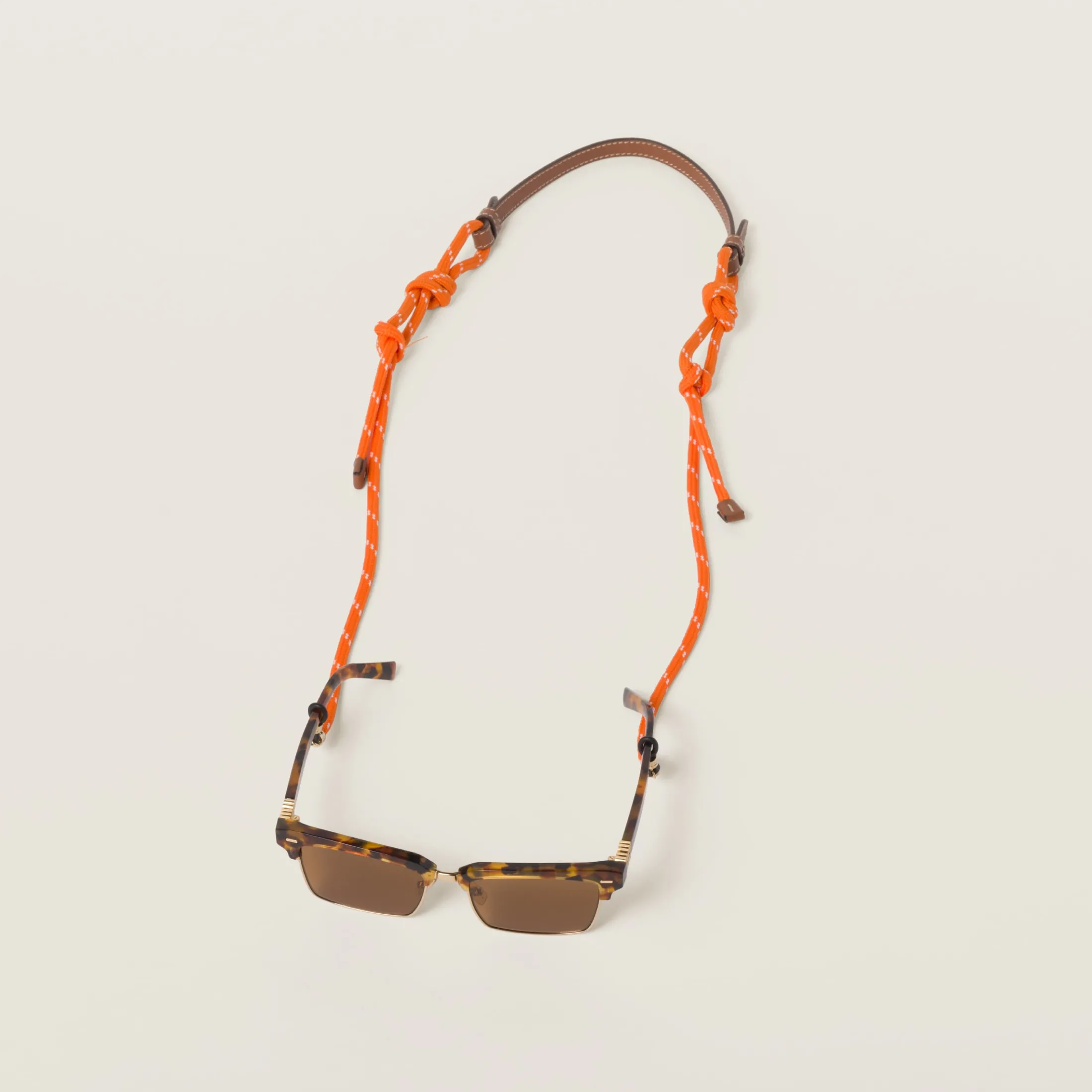 Cognac/orange Miu Miu Glasses Cord | Miu Miu
