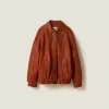 Copper Nappa Leather Jacket | Miu Miu