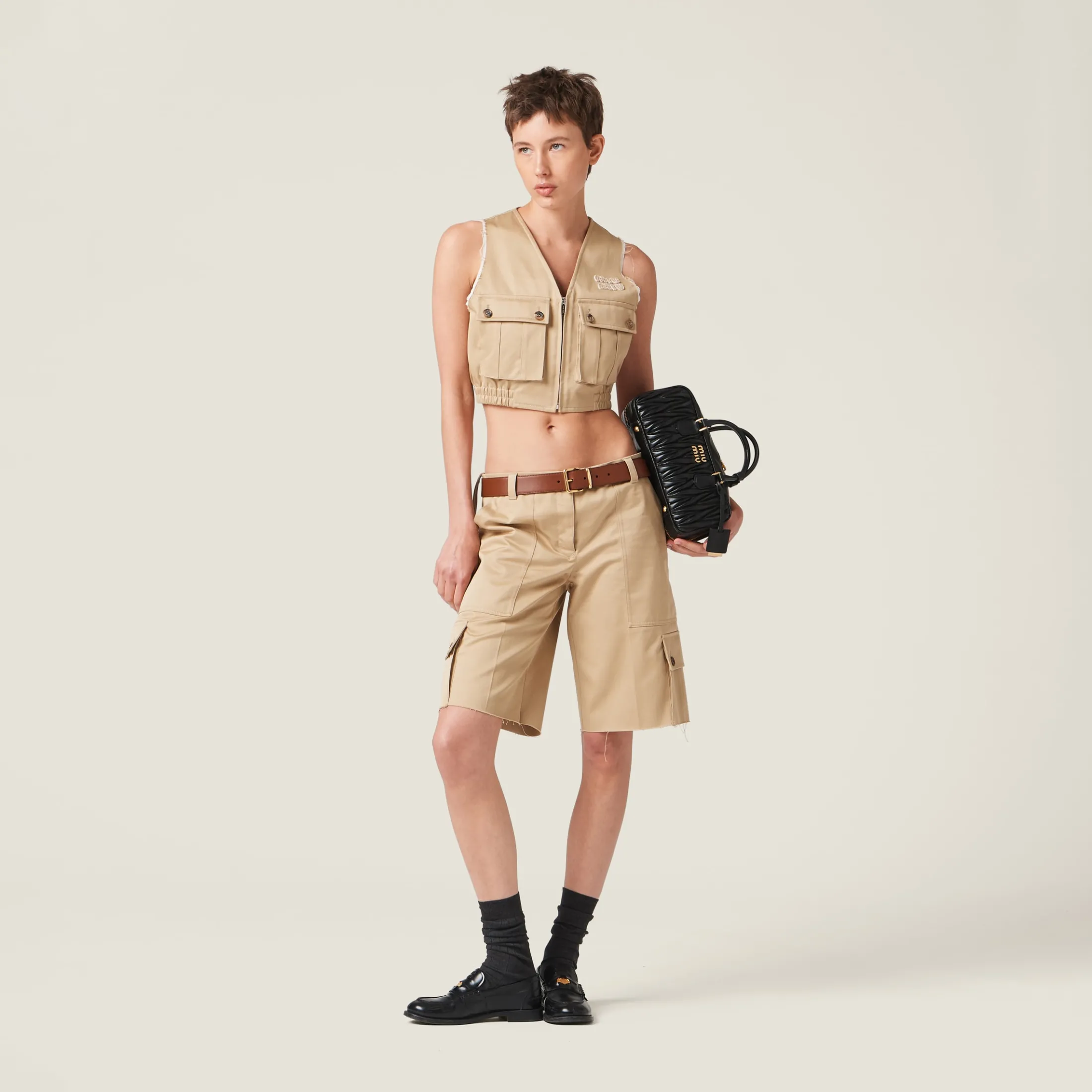 Cord Chino Bermudas | Miu Miu