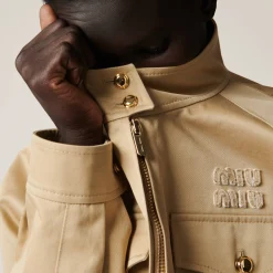 Cord Chino Blouson Jacket | Miu Miu