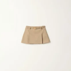 Cord Chino Miniskirt | Miu Miu