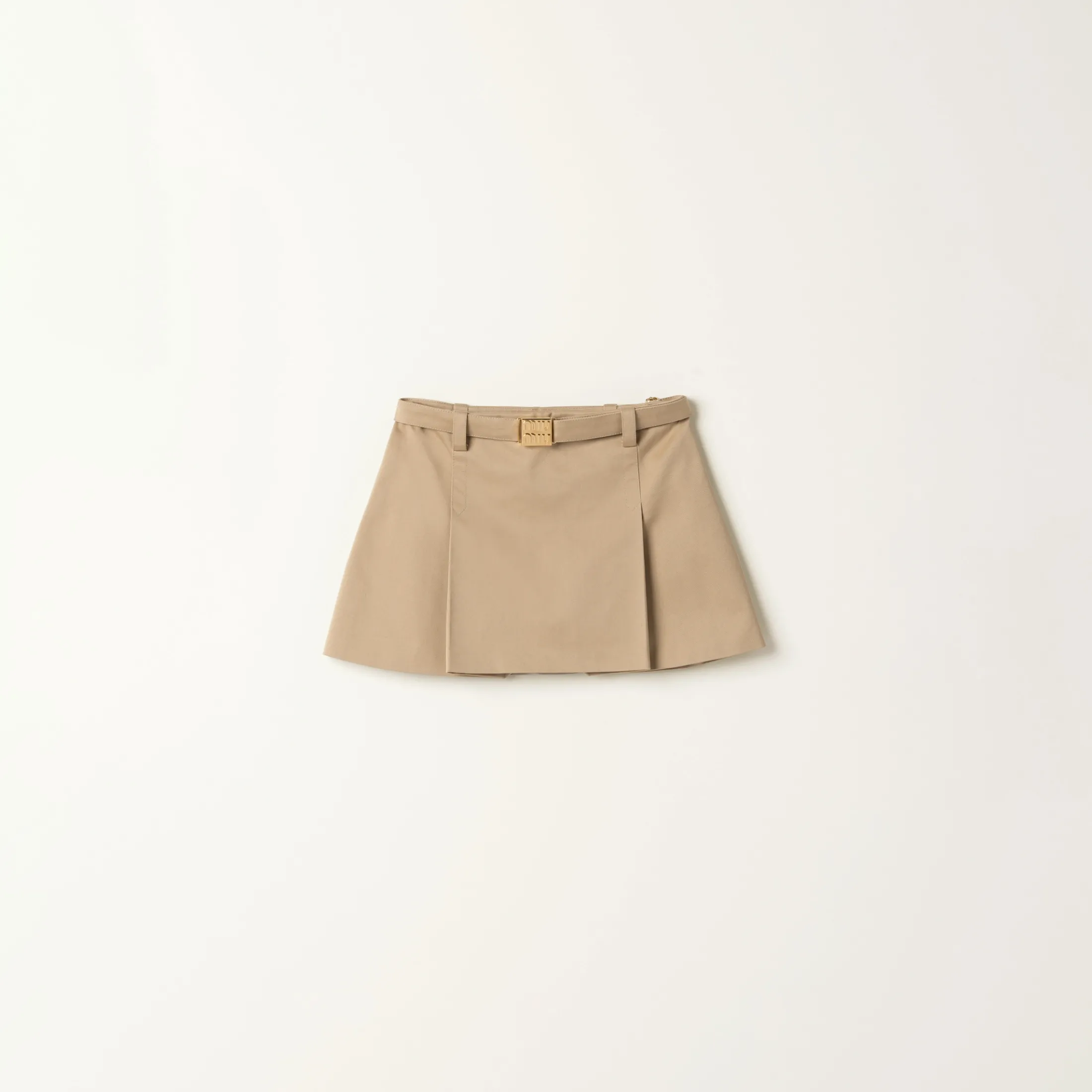 Cord Chino Miniskirt | Miu Miu