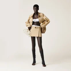 Cord Chino Miniskirt | Miu Miu