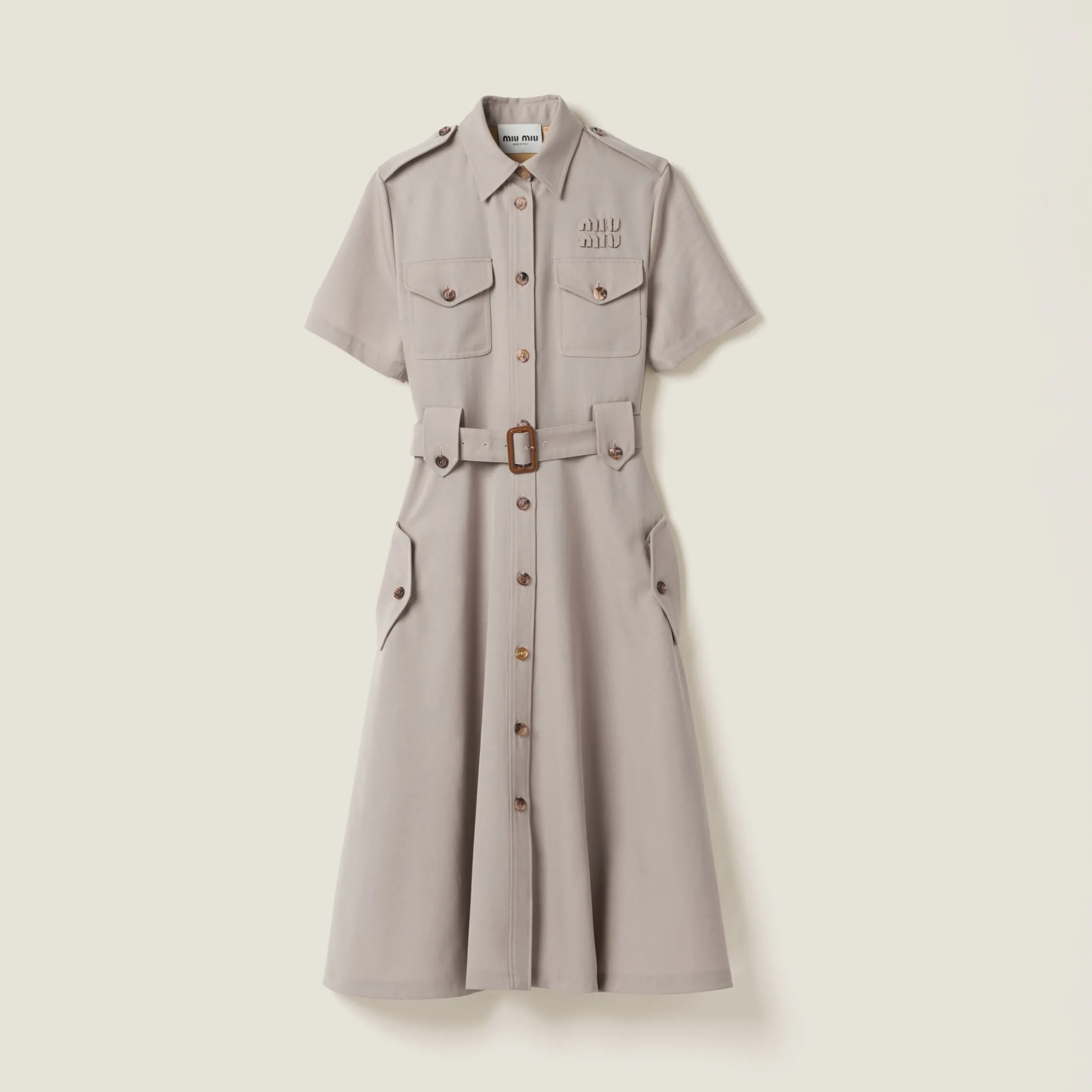 Cord Gabardine Dress | Miu Miu