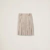 Cord Gabardine Skirt | Miu Miu