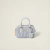 Cornflower Arcadie Matelassé Nappa Leather Bag | Miu Miu