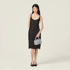 Cornflower Arcadie Matelassé Nappa Leather Bag | Miu Miu