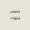 Cornflower Blue Enameled Metal Hair Clips | Miu Miu