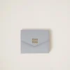 Cornflower Small Leather Wallet | Miu Miu