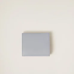 Cornflower Small Leather Wallet | Miu Miu