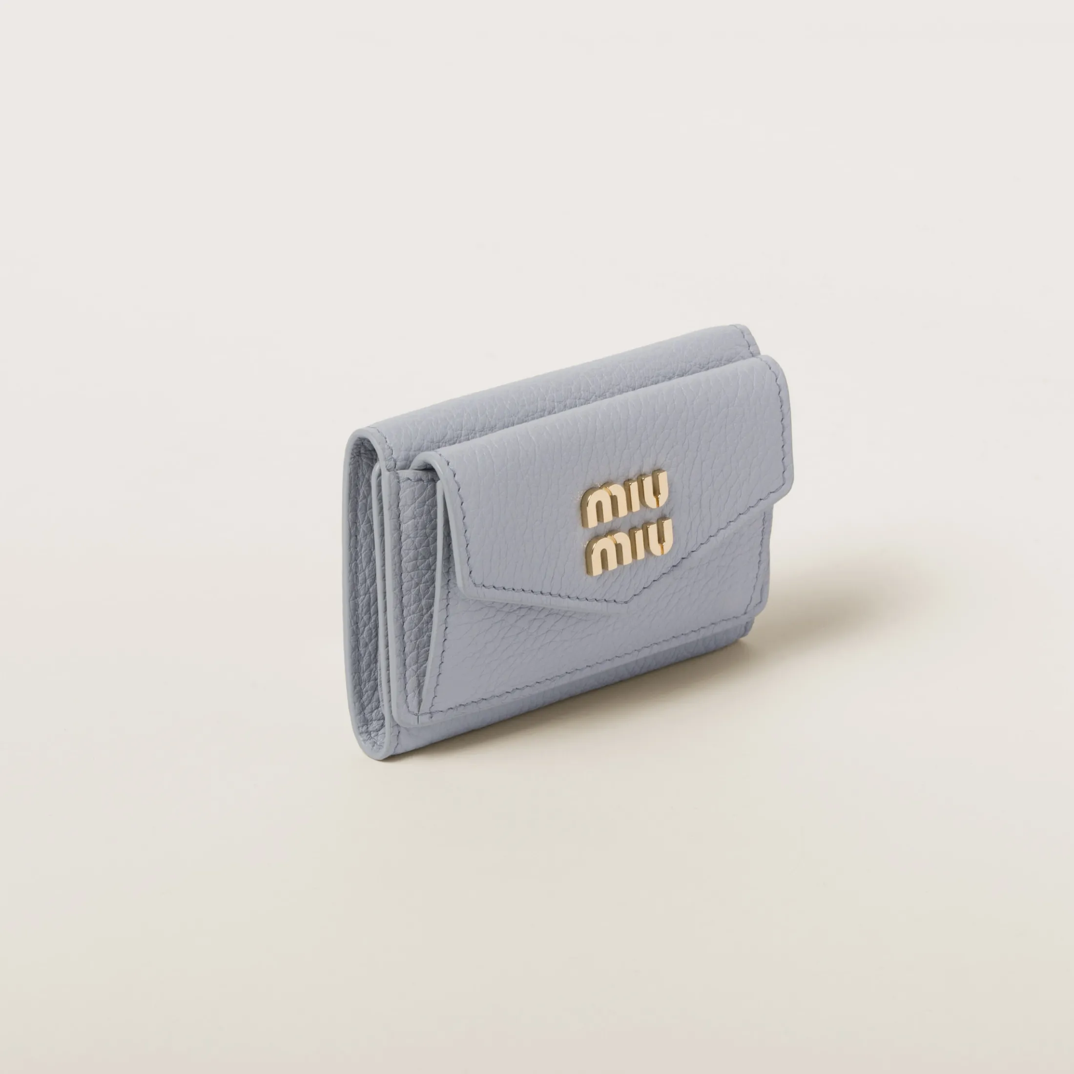 Cornflower Small Leather Wallet | Miu Miu