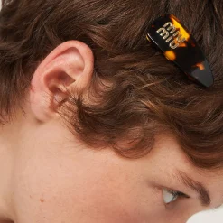 Dark Tortoiseshell Plexiglas Hair Clip | Miu Miu