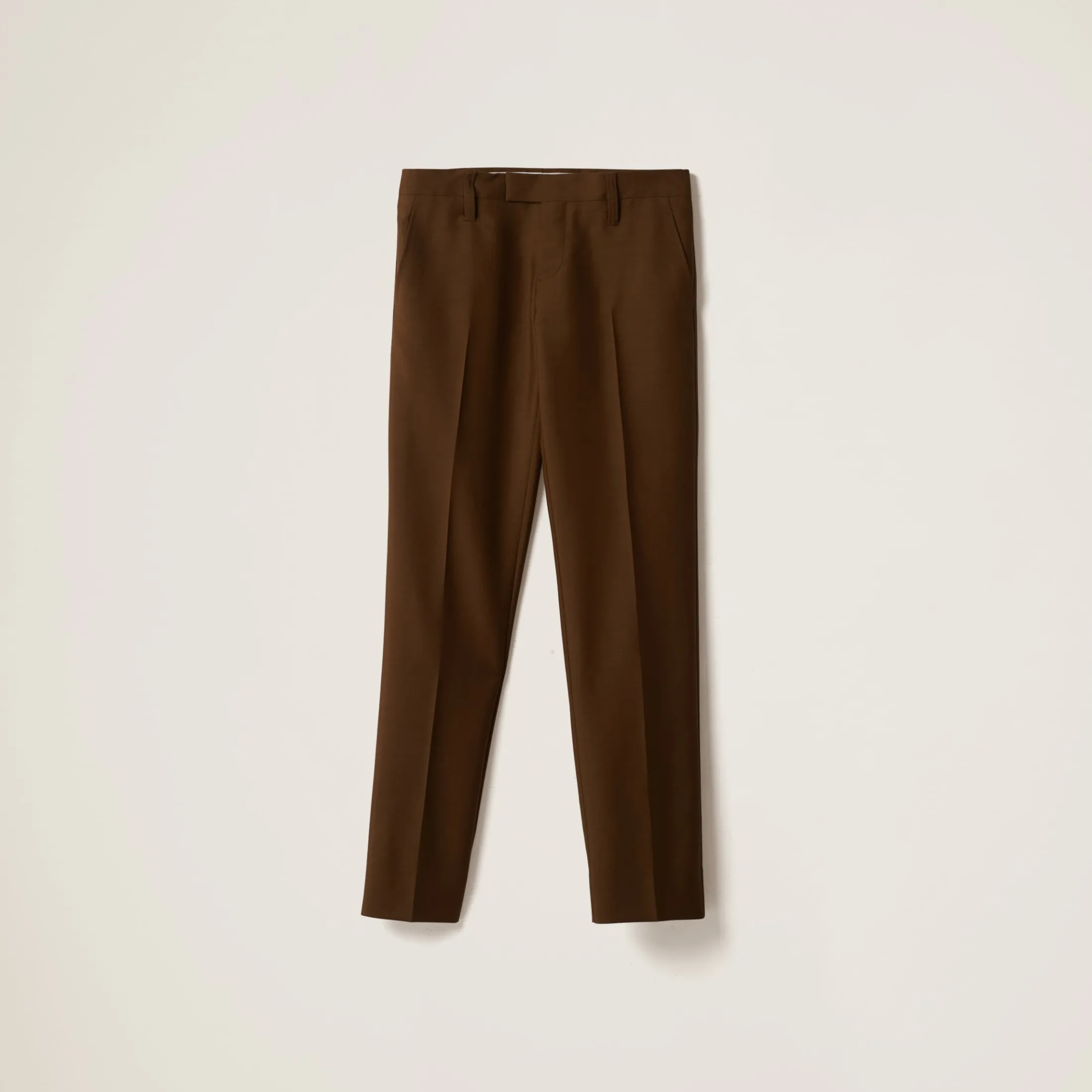 Date Brown Mohair Pants | Miu Miu