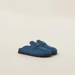 Denim Denim Mules | Miu Miu