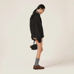 Ebony Mohair Blouson Jacket | Miu Miu