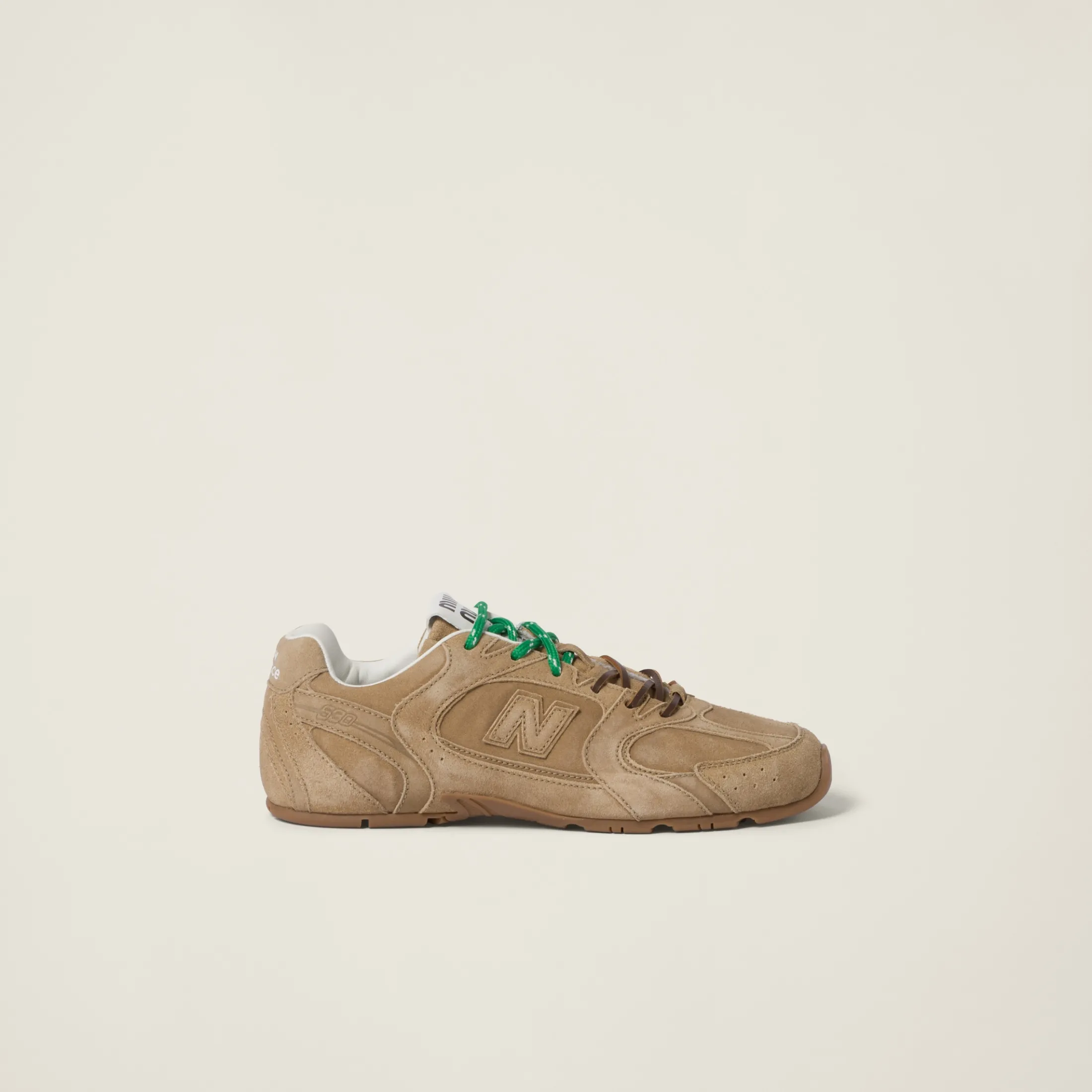 Ecru New Balance X Miu Miu 530 Sl Suede Sneakers | Miu Miu
