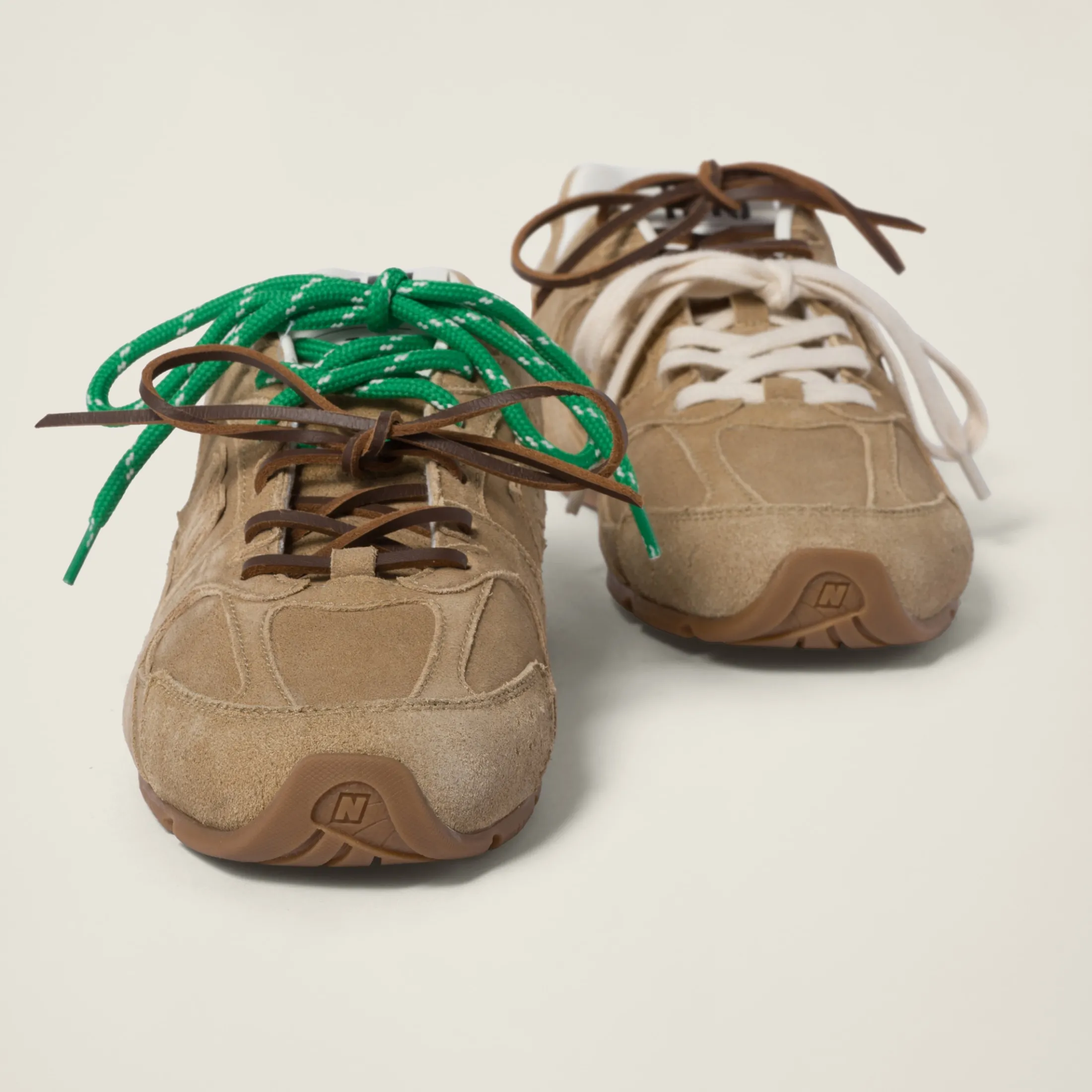 Ecru New Balance X Miu Miu 530 Sl Suede Sneakers | Miu Miu