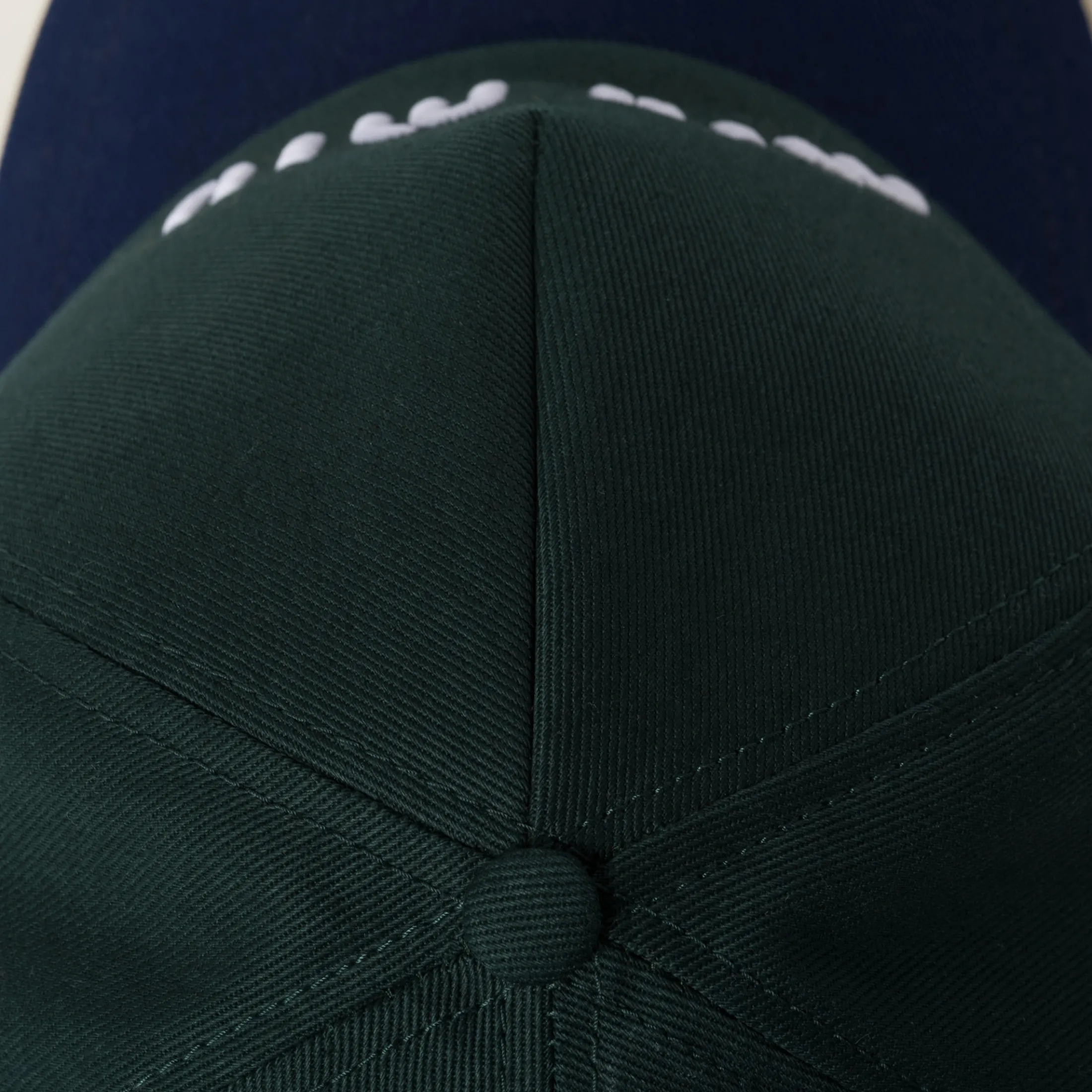 Fir/royal Drill Baseball Cap | Miu Miu