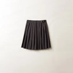 Garnet Gingham Check Skirt | Miu Miu