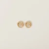 Gold Metal Earrings | Miu Miu