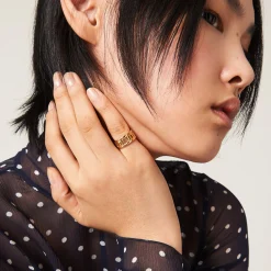 Gold Metal Ring | Miu Miu