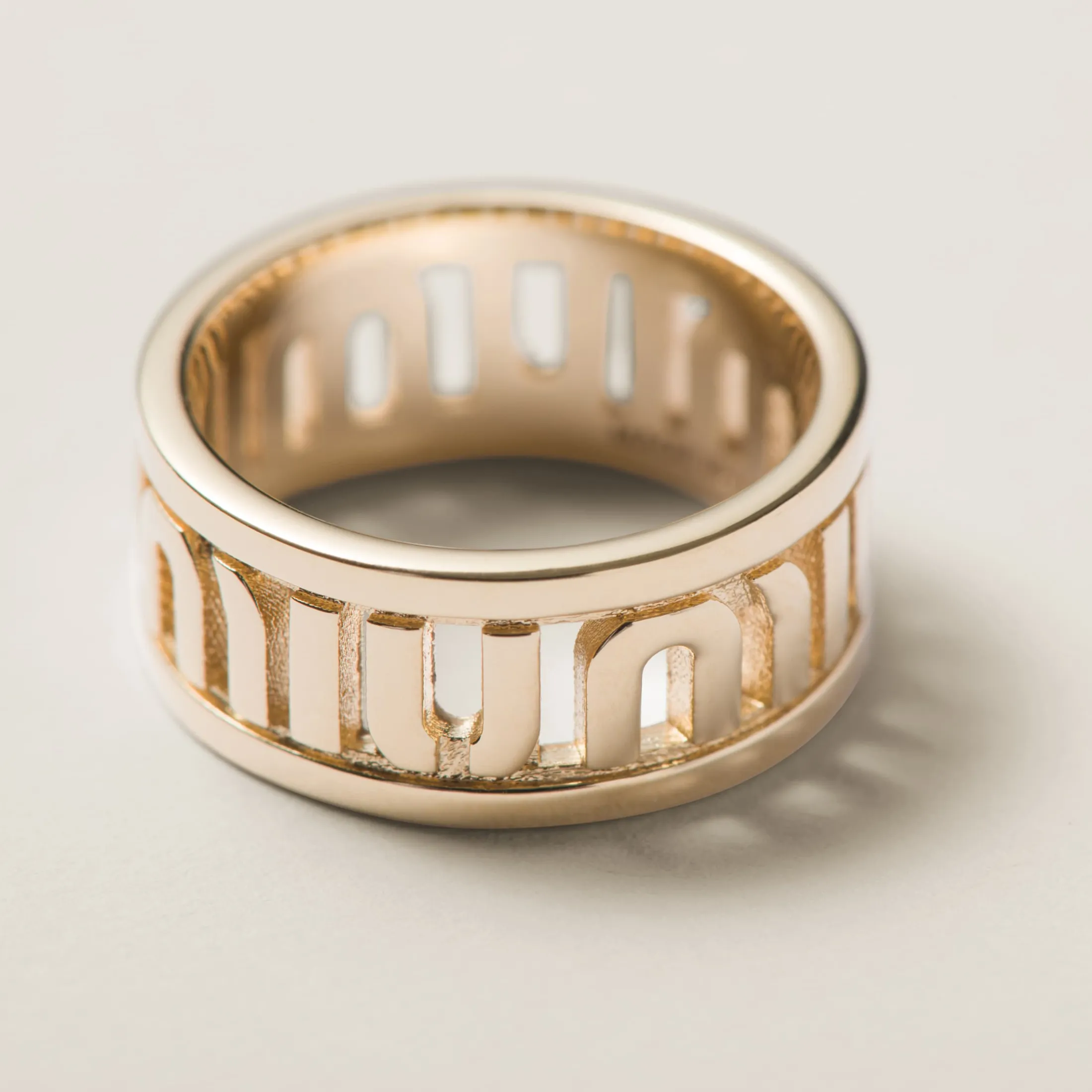 Gold Metal Ring | Miu Miu
