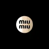Gold Miu Logo Hair Clip | Miu Miu