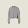 Gray+fern Green Cashmere Sweater | Miu Miu