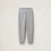 Grey Cotton Fleece Joggers | Miu Miu