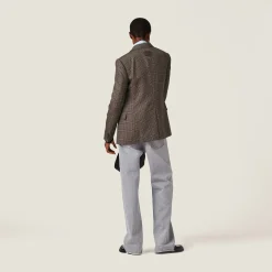 Grey Denim Pants | Miu Miu