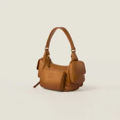 Honey Nappa Leather Pocket Bag | Miu Miu