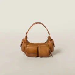 Honey Nappa Leather Pocket Bag | Miu Miu